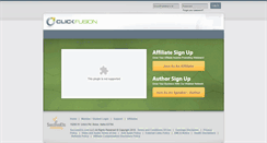 Desktop Screenshot of clickfusion.com