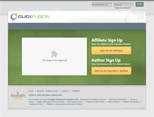 Tablet Screenshot of clickfusion.com